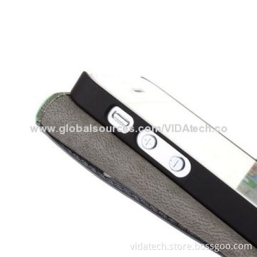 Embossed Carton Pattern Leather Case with Credit Card Slot and Holder, for iPhone 5/5S, Manufacturer
